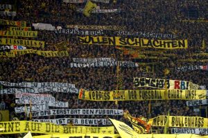 Borussia Dortmund, BPL, Bundesliga, Celtic, Dortmund, EFL, English football, EPL, Safe standing, SkyBet Championship, SkyBet League One, SkyBet League Two, SPL