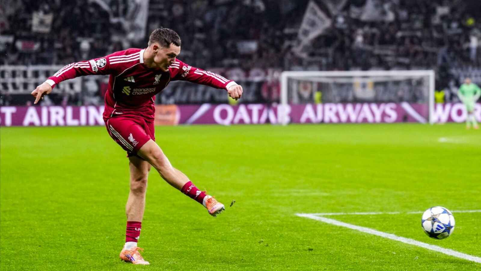 Florian Wirtz in action for Liverpool